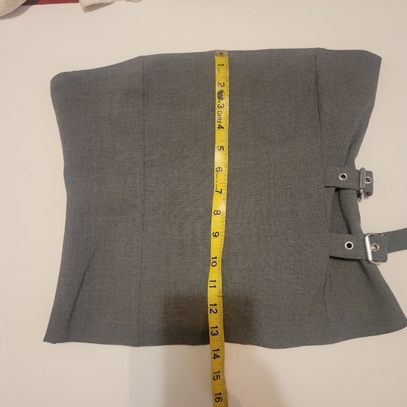 Edgy Goth Victorian Corset Top By ZARA NWT Witchycore - Picture 7 of 7